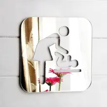 Disabled Wheelchair Door Sign in Acrylic Mirror