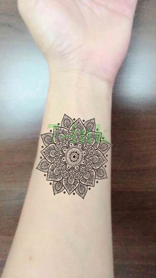 mandala fake tattoo