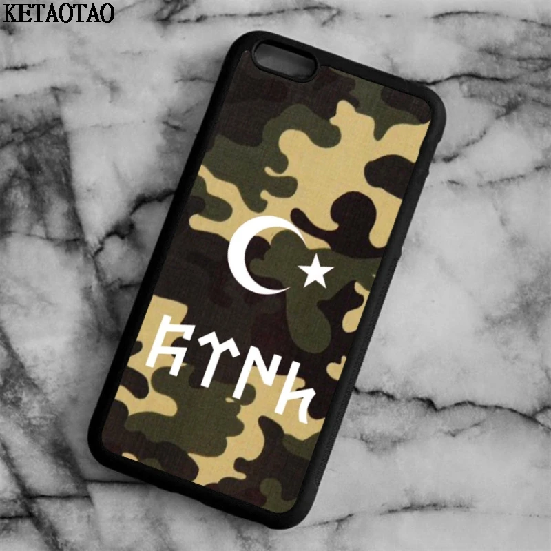 KETAOTAO с турецким флагом имя пользовательские Телефон чехол для iPhone 4S 5C 5S 6 s 7 8plus XR XS