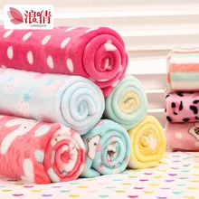 Двусторонняя фланелевая бархатная ткань, одеяло для одежды, пижамы, постельное белье, плюшевая ткань, детская одежда diy 50 см* 160 см