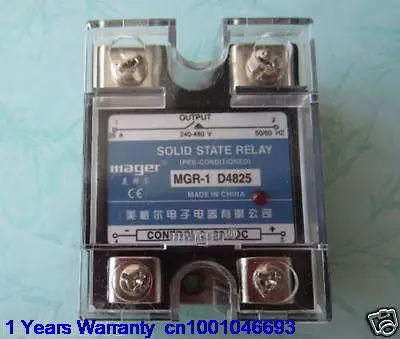 

DHL/EUB 10pcs NEW Solid State Relay MGR-1 D4825 25A DC-AC for Project 15-18