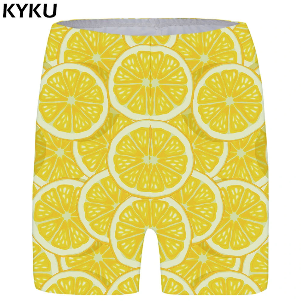 womens lemon shorts