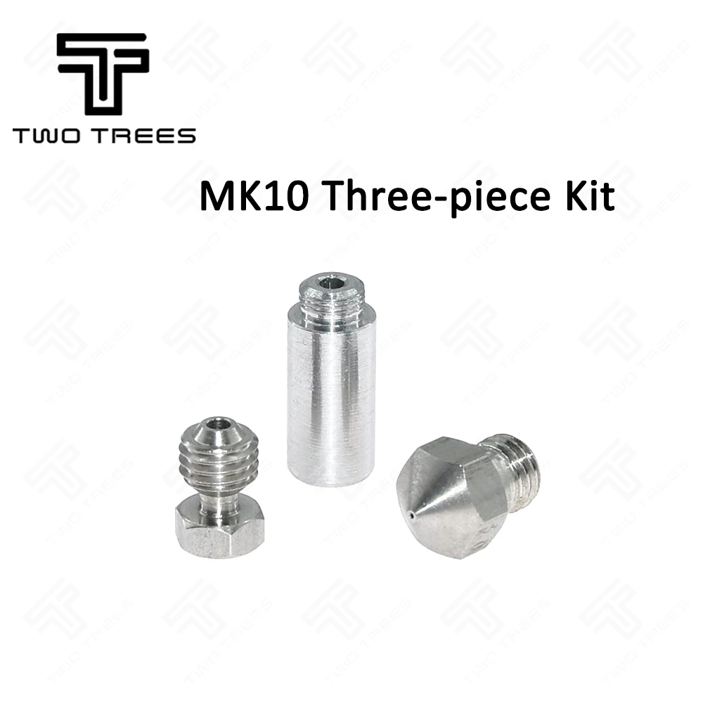 MK10 все металлические Hotend набор сопло из нержавеющей стали и ПТФЭ трубки комплект