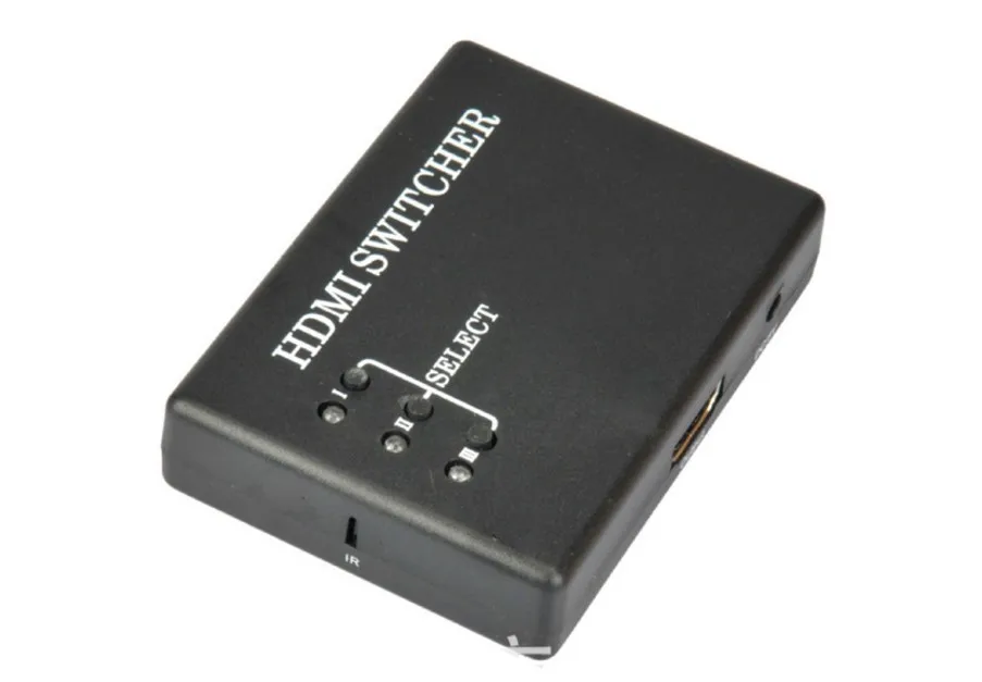 HDMI переключатель с пультом дистанционного управления Переключатель HD с дистанционным управлением 3 в 1