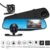 Vehemo 4.3 «Авто Двойной Объектив Полный HD1080P HD Ночное видение автомобильный видеорегистратор детектор Камера регистраторы Автомобильный видеорегистратор Регистраторы