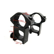 FIRECLUB 2 шт. 25,4 мм винтовка прицел крепление кольцо Weaver 20 мм база рельсы пневматическая винтовка охотничий ласточкин хвост рельс