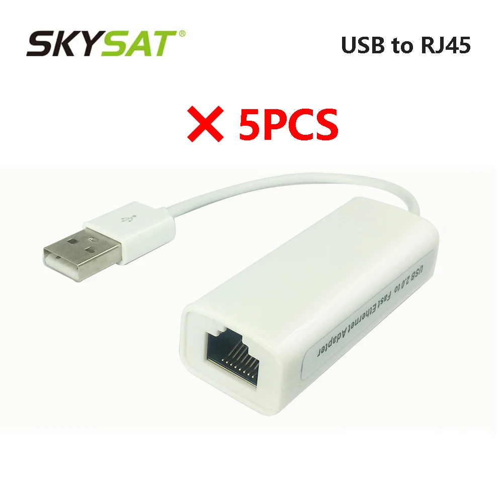 [5 шт] USB к RJ45 адаптер для Hellobox 88772B чиповый переключатель USB к LAN интерфейс высокой Скорость USB2.0 адаптера Ethernet