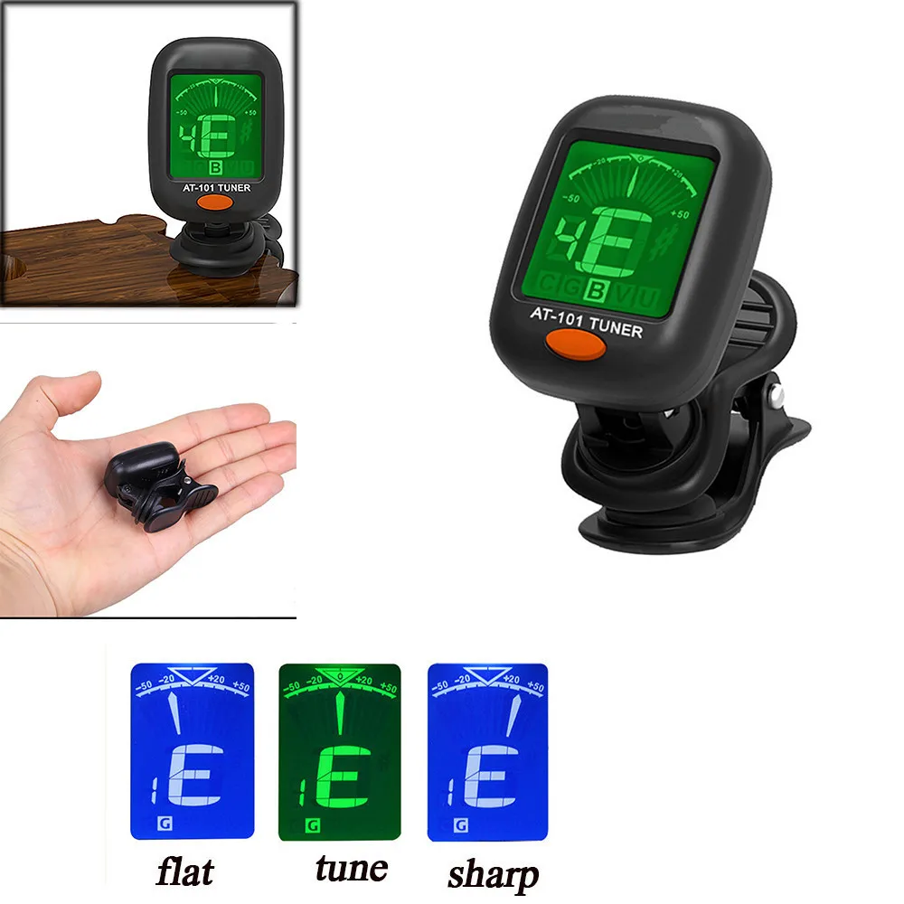 

Musical Instrument Digital Chromatic LCD Clip-On Electric Tuner for Guitar Bass Violin Ukulele Oud Cello Viola