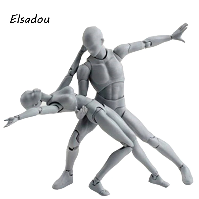

Elsadou Body Kun SHF Figuarts Archetype He She Action Figure Color DIY Figure Bodykun Action Figure Model Toy