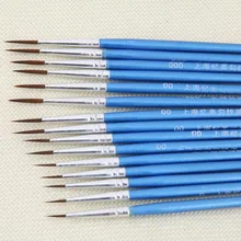 Деталь Краски кисти набор нейлоновых волос миниатюрный для художественная акриловая живопись Краски ing поставляет товары для рукоделия для Краски ing 10 шт./лот