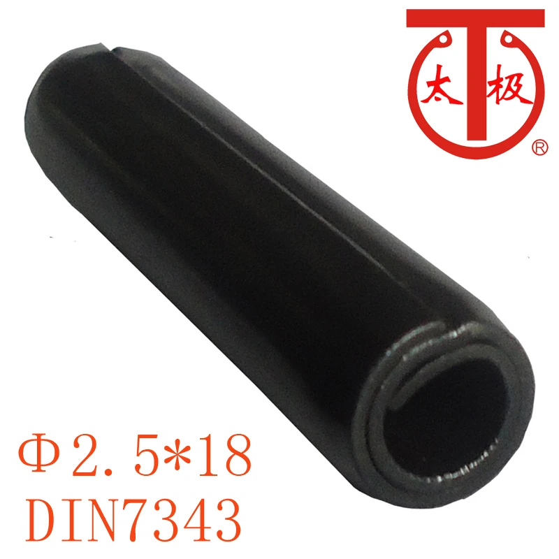 2,5*18) DIN7343/ISO8750 спиральный пружинный штифт(спиральный штифт) 100 шт./лот