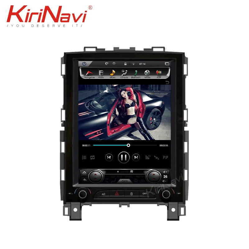 Best KiriNavi Telsa Style Vertical Screen 10.4‘’ 2 din android 7.1  automotivo head unit For Renaul KOLEOS / Megane 4 2016+ car radio 2