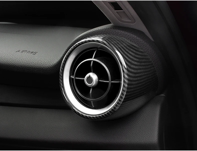 Lsrtw2017 углеродное волокно abs автомобиль передний и задний воздухоотвод детали вентилятора для Alfa Romeo Giulia стельвио