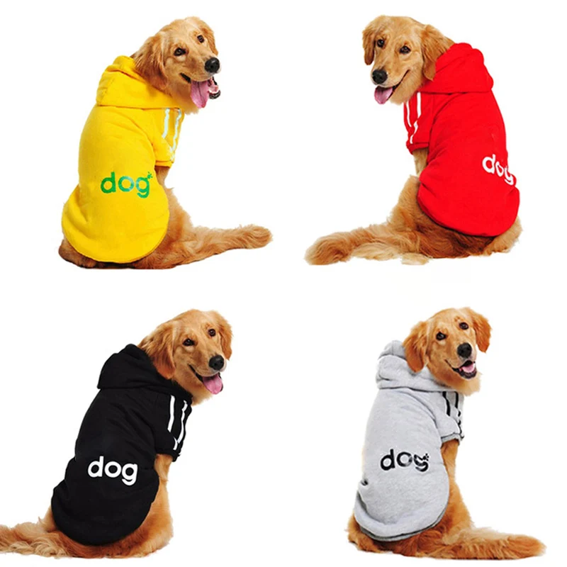 XL 9XL Large Dog Clothes For Dogs Pets Clothing Cotton Big Dog Hoodies