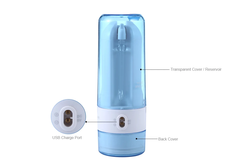 TODO W-06 150 мл портативный Перезаряжаемый ирригатор для полости рта для мытья носа зубная Вода Flosser инструменты для чистки зубов с 4 наконечниками