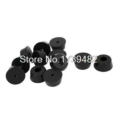 

Home Furniture Non-slip Universal Tapered Rubber Feet Washer 22mm x 10mm 12 Pcs