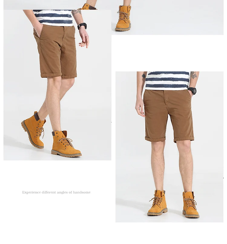 2018 Новое поступление Для мужчин шорты бермуды летние хлопковые Рубашки домашние Для мужчин s Костюмы бермуды мужской короткие брюки Мода