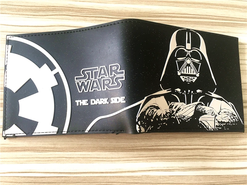 

2018 New Arrival 2018 STAR WARS Wallets High Quality PU Leather Wallet Casual Short Purse Coin Pocket Anime Movie Wallet W320