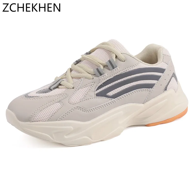 

Women Sneakers 2018 Fashion Breathble Vulcanized Shoes mesh Platform Lace up Casual White Tenis Feminino Zapatos De Mujer