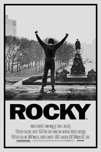

ROCKY MOVIE SCORE SILK POSTER Decorative painting 24x36inch