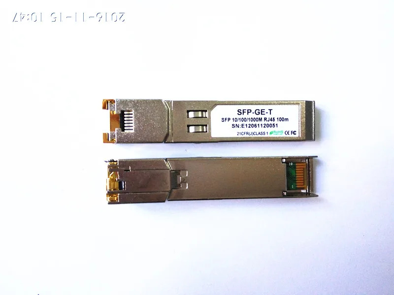 10 шт./лот волоконно оптический 1000base T медный SFP Магнитный модуль