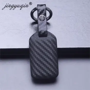 Keyforkess custodia portachiavi in Silicone stile carbonio 3D per Toyota Highlander Camry Yaris VIOS RAV4 supporto portachiavi senza chiave - Jingyuqin custodia portachiavi in Silicone stile carbonio 3D per Toyota Highlander Camry Yaris VIOS RAV4