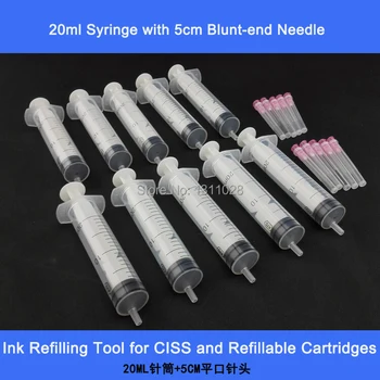 

INK WAY 10PCS of SYRINGES with blunt needles