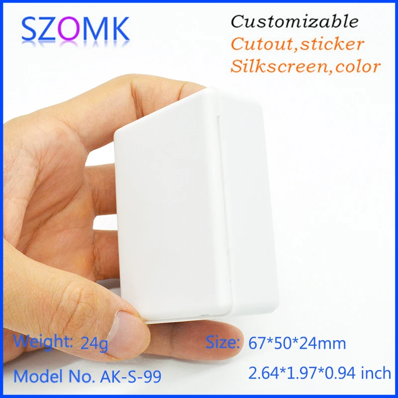 Пластиковый корпус для электронных плат szomk 67*50*24 мм 4 шт. | Обустройство дома