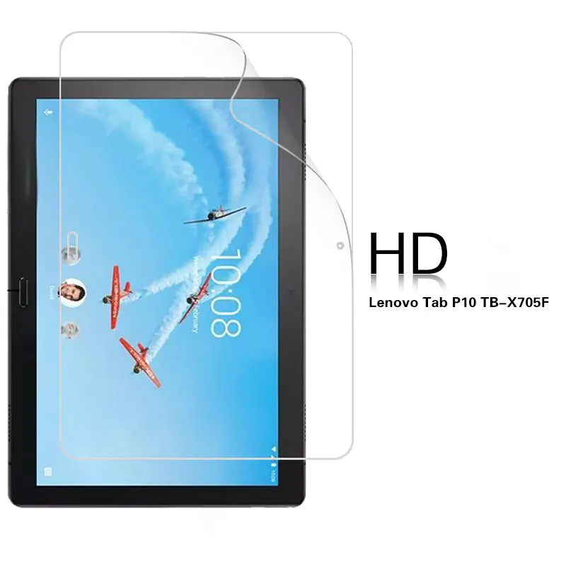 

Anti-Glare Matte Film For Lenovo Tab M10 P10 TB-X705F 10.1 in HD Clear Glossy Screen Film Front Cell Phone Cover + Cloth Tools