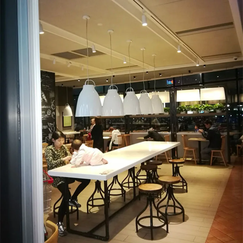 

Modern Restaurant Chandeliers Bells Living Room Bedroom Bar Aluminum Pendant Lamps