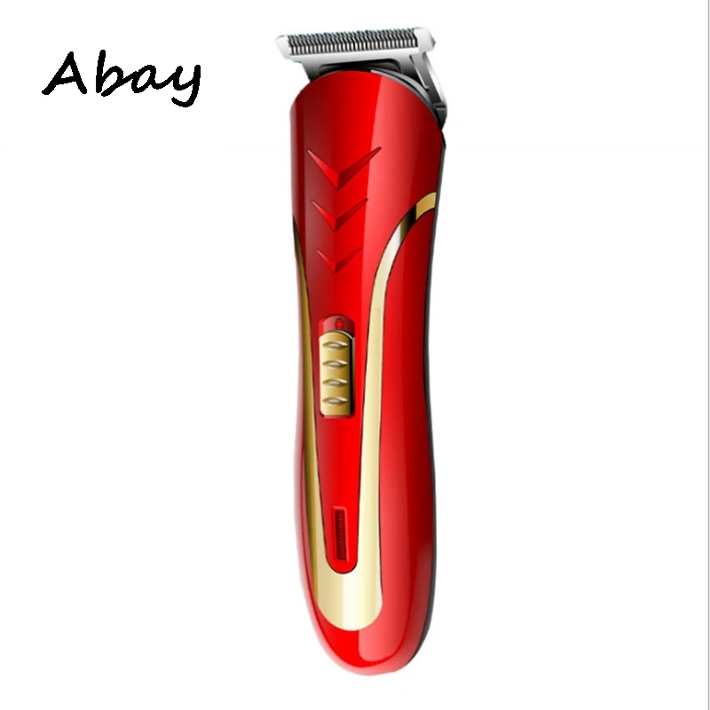 Abay Новый четырехручный Железный человек цвета Портативный Перезаряжаемый машинка для стрижки волос Электрический человек триммер для