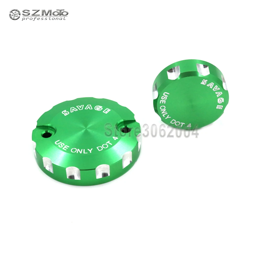 

For KAWASAKI NINJA ZX-10R ZX-10RR ZX10R ZX10RR Front & Rear Brake Fluid Reservoir Cylinder Cover Motocycle Oil Cap Tank Cup