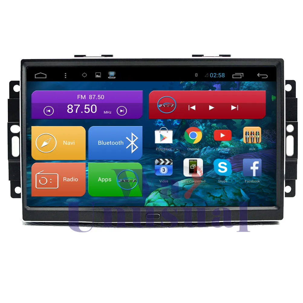Sale WANUSUAL 9 Inch Quad Core 16GB Android 6.0 Car Radio Player for Chrylser 300C OLD With GPS BT 3G Wifi Mirror Link 1024*600 Maps 0
