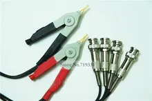 LCR Meter Cables de Prueba de Plomo/Cable Clip/Terminal Kelvin Clip Cables con 4 BNC