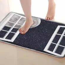 Оконные стильные коврики для улицы, забавные Противоскользящие коврики для ванной, коврики для двери, коврики под входную дверь