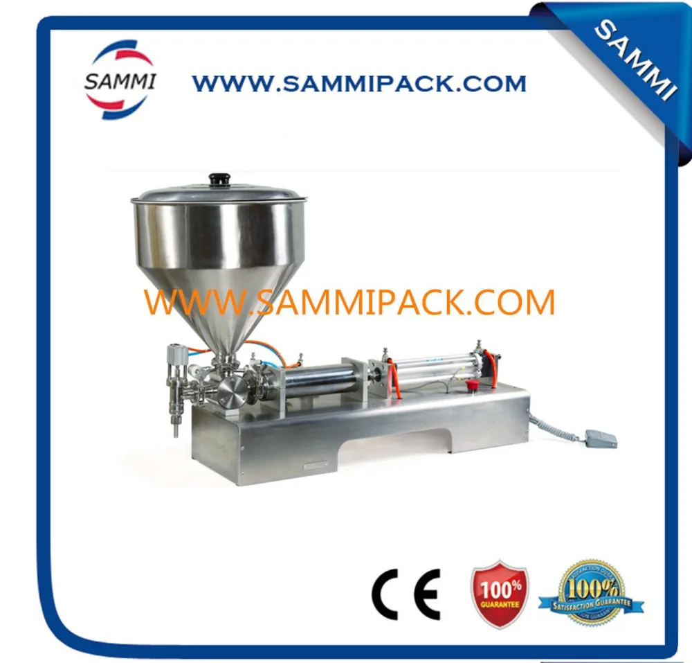 

Desktop simple operation G1WG-1000 single nozzle cream filling machine 100 to 1000g for cream, jam