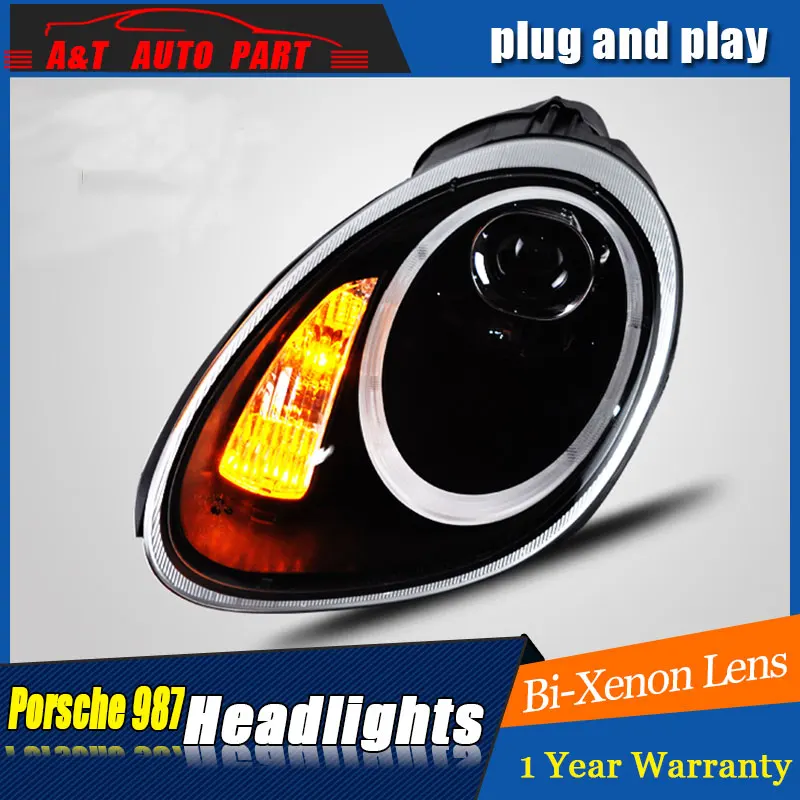 ^Cheap Auto Lighting Style LED Head Lamp for Porsche 987 headlights 04-08 for 987 LED angle eyes drl H7 hid Bi-Xenon Lens low beam ^Cheap Auto Lighting Style LED Head Lamp for Porsche 987 headlights 04-08 for 987 LED angle eyes drl H7 hid Bi-Xenon Lens low beam