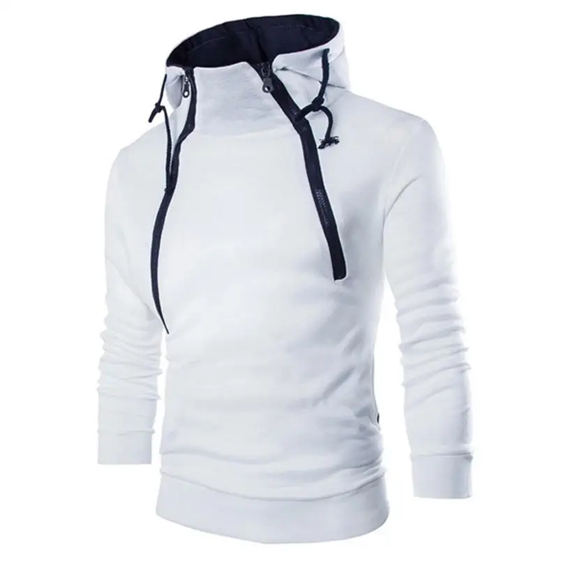 2018 Autumn Winter Sweatshirt Men's Casual Long Sleeve Patchwork Hoodie Hooded Sweatshirt Top Tee Outwear Blouse F#N07 (6)