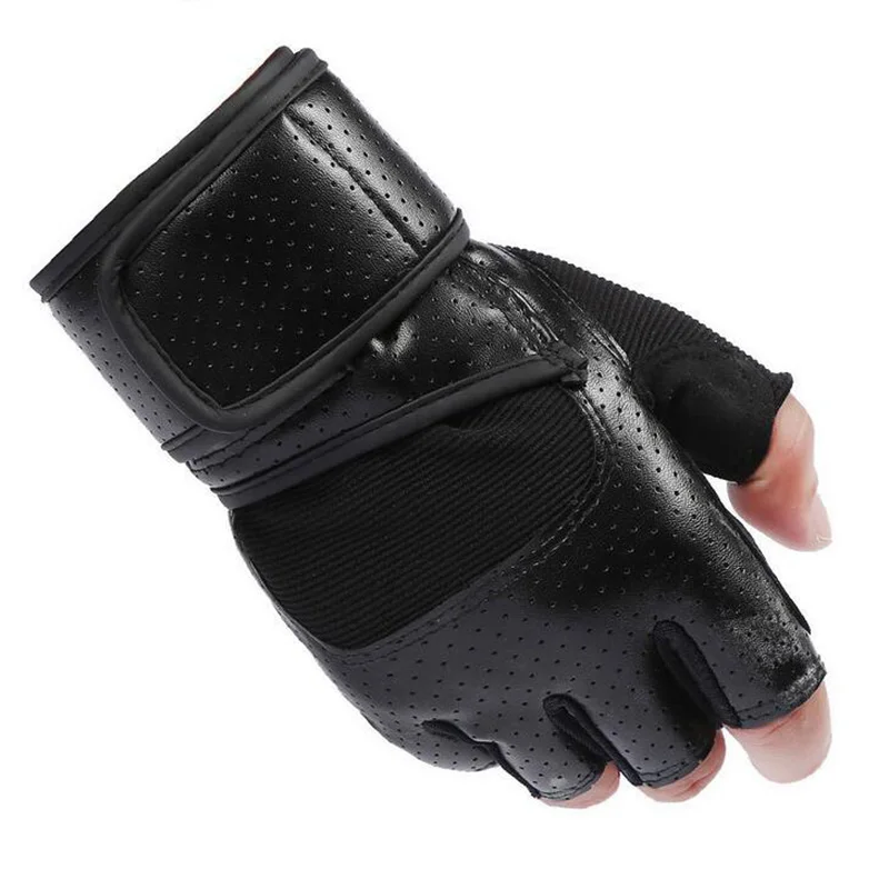 Перчатки из мягкой искусственной кожи для мужчин и женщин спортивные митенки с