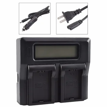 

DSTE LCD116A Dual Battery Charger with USB Port for Canon BP-110 BP110 BP-110F BP110F