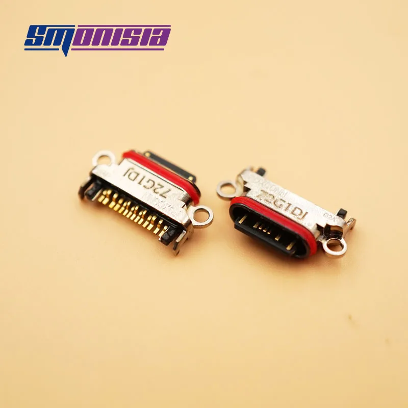 

Smonisia 100pcs USB Jack Type C USB Socket Connector Charge Dock port Plug for Oneplus 5