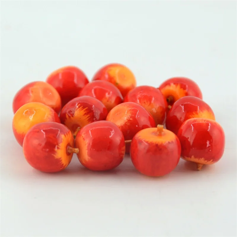 Artificial Mini Simulation Small Foam Plastic Fake Artificial Fruit and Vegetables House Party Kitchen Wedding Decoration 60Pcs artificial fruits and vegetables