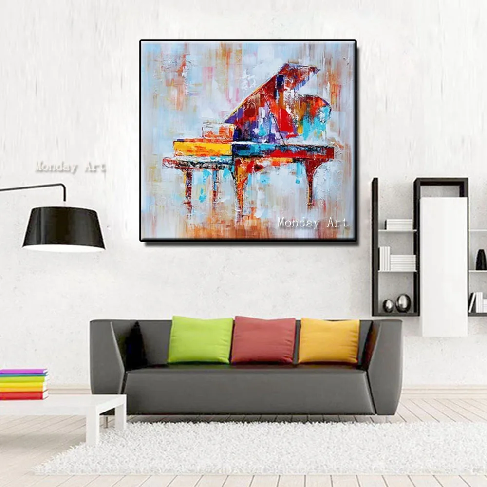 Big-size-Handpainted-Abstract-color-piano-thick-oil-painting-wall-Art-picture-on-Canvas-For-Living (1)