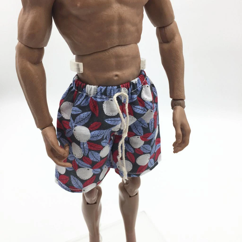 1/6 Scale Men's Beach Pants Shorts for 12 inch Male Action Figure Accessory