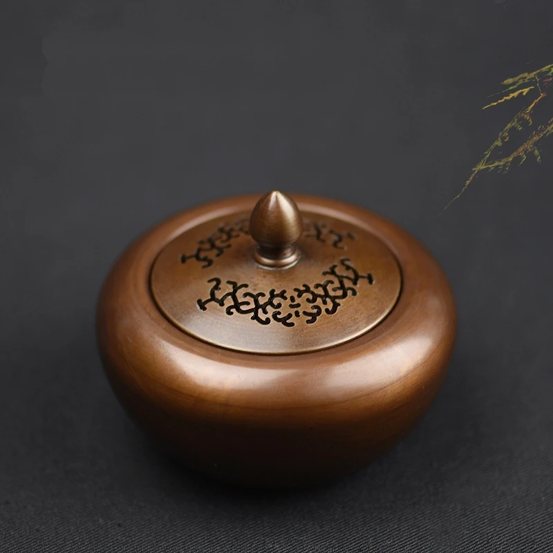 PINNY High Quality Copper Incense Burner Cone Censer Living Room Metal