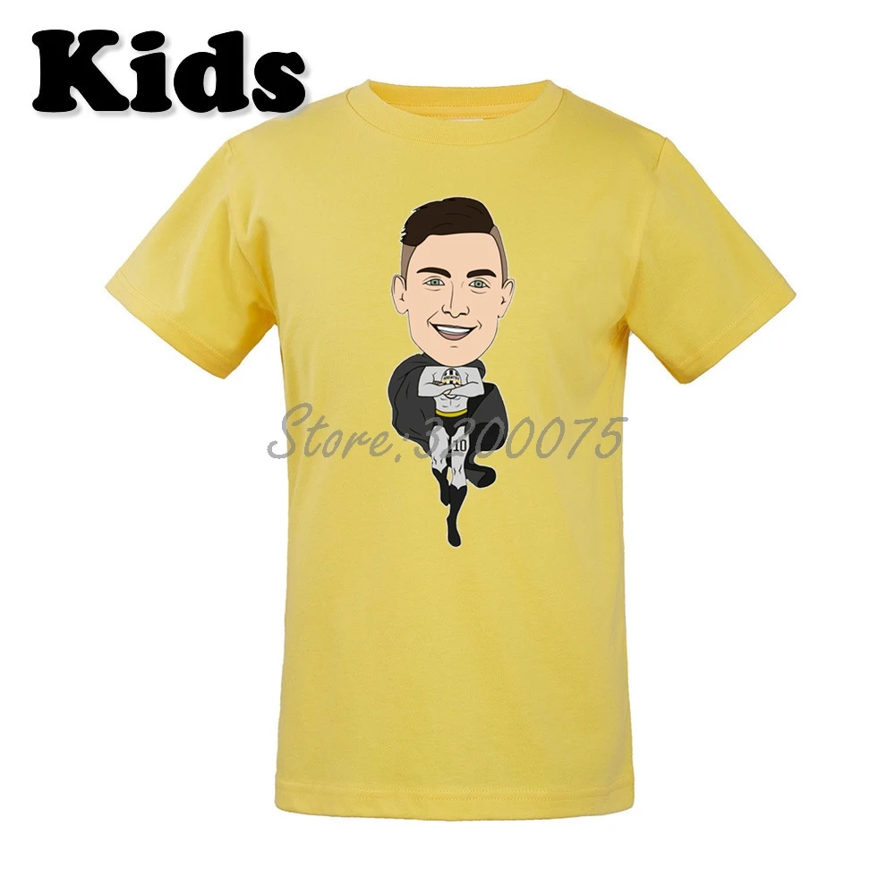 Детская футболка с героями комиксов La Joya Paulo Dybala 10, одежда для мальчиков и девочек, футболка W19033004 - Цвет: 4