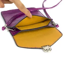 Новый Случай Кожа Малый Плечо Crossbody Сумка для iPhone6 6 s плюс для Samsung S6 Примечание 4 3 Мобильный Телефон Мешок XCT27