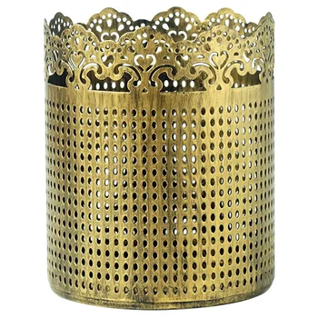 

Sweetgo Make-Up Brush Pot Lollipop Holder Vintage Style Pen Storage Wedding Cake Tools Home Decoration Dessert Table Candy Jar