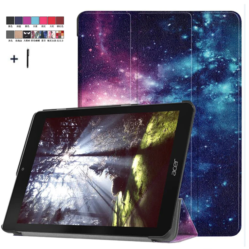 Case For Acer Chromebook Tab 10 Flip Leather Capa Fundas For Acer Chromebook Tab 10 Cover For Acer Chromebook Tab 10 +Stylus