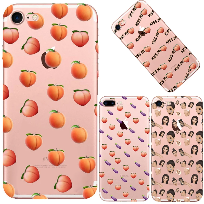 coque iphone 7 plus peach